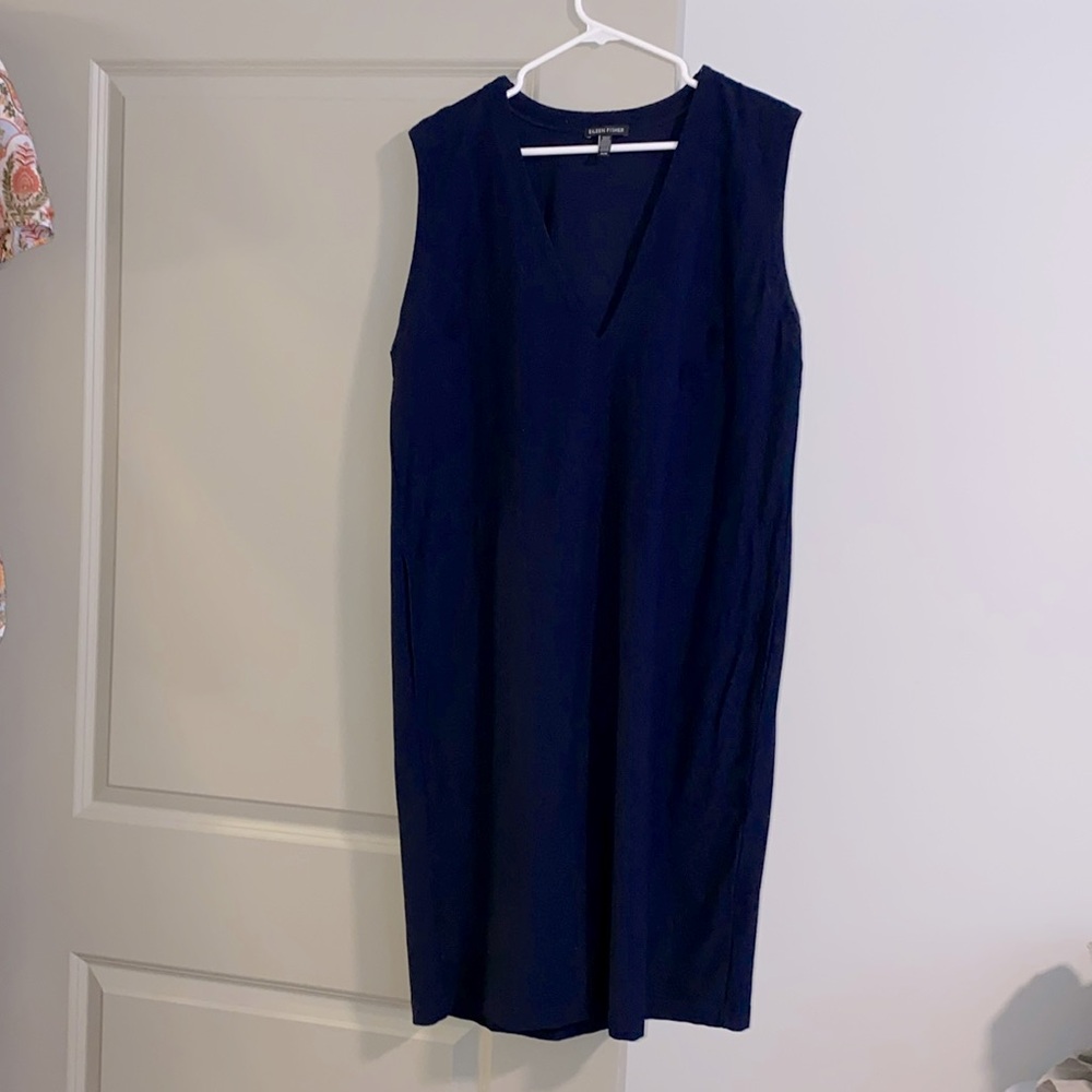 Eileen Fisher v-neck dress